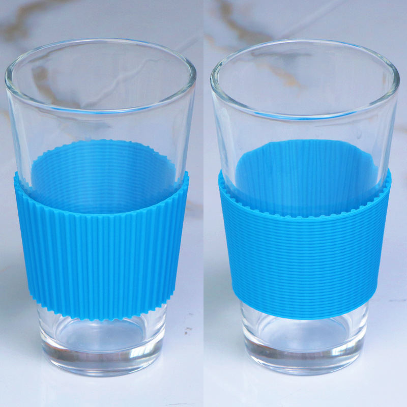 Thickened Silicone Heat Insulation Non-slip Cup Accessories Tapered Coaster Cover