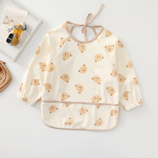Fashion Waterproof Inside-out Bib Children's Feeding Clothes