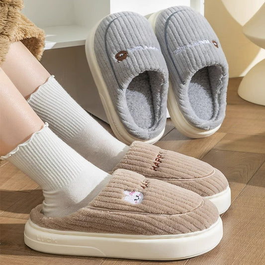 Cotton Slippers Autumnwinter Thickened Best-selling For Indoor Use