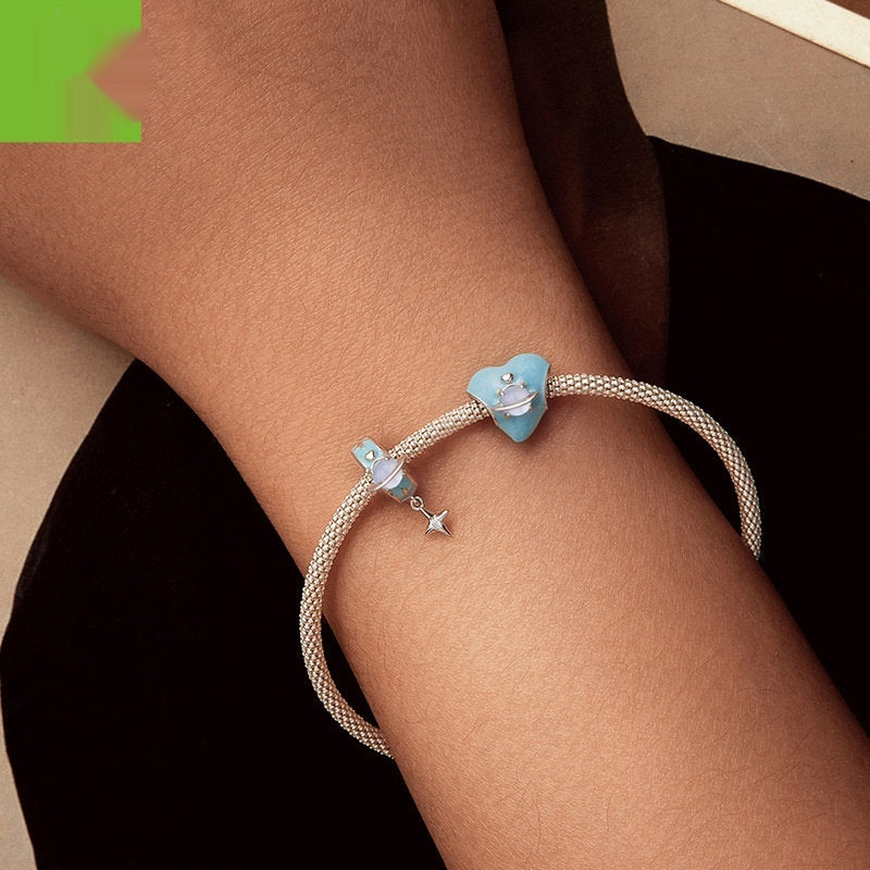 Original Diy Bracelet Accessories S925 Sterling Silver Beads