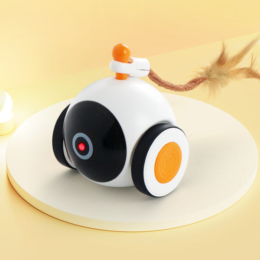 Smart Cat Toy Space Magic Wheel - Automatic Interactive Ball, USB Rechargeable