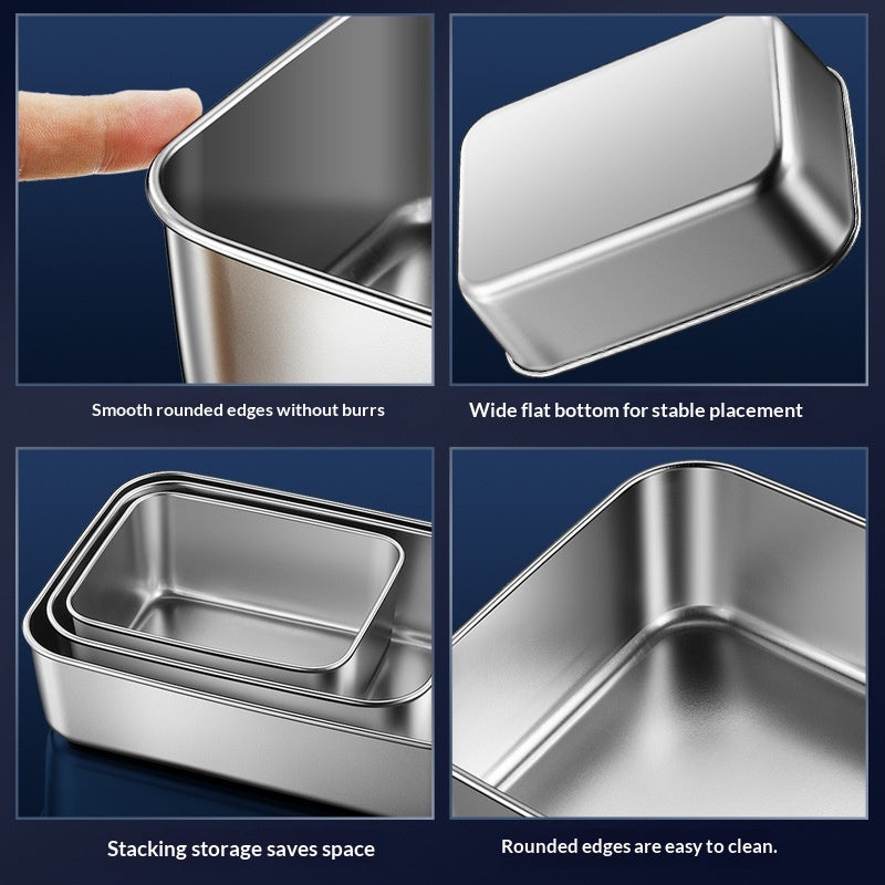 Stainless Steel Food Storage Container With Lid