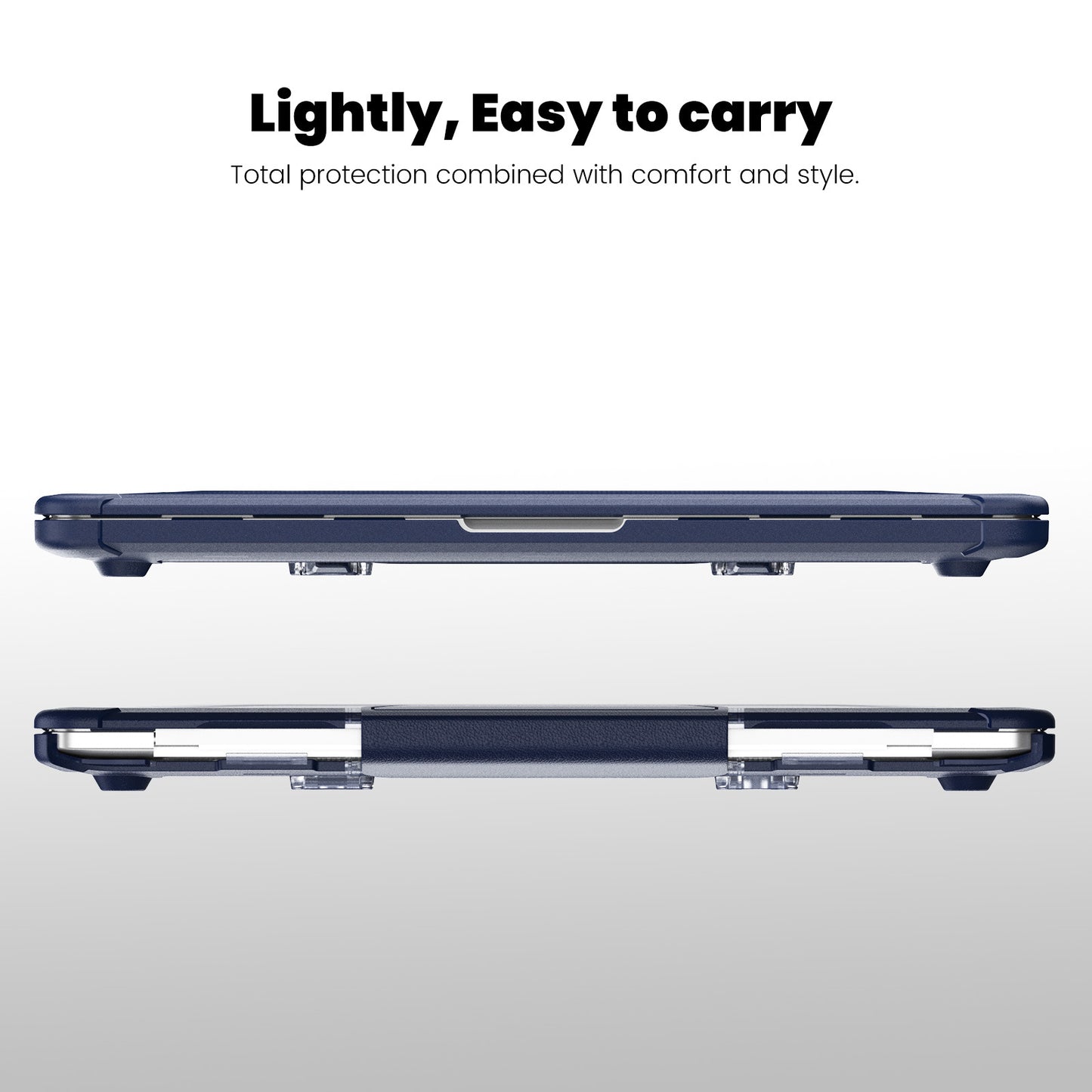Air13 Laptop Case Transparent Frosted Cooling Bracket Anti-fall Shell