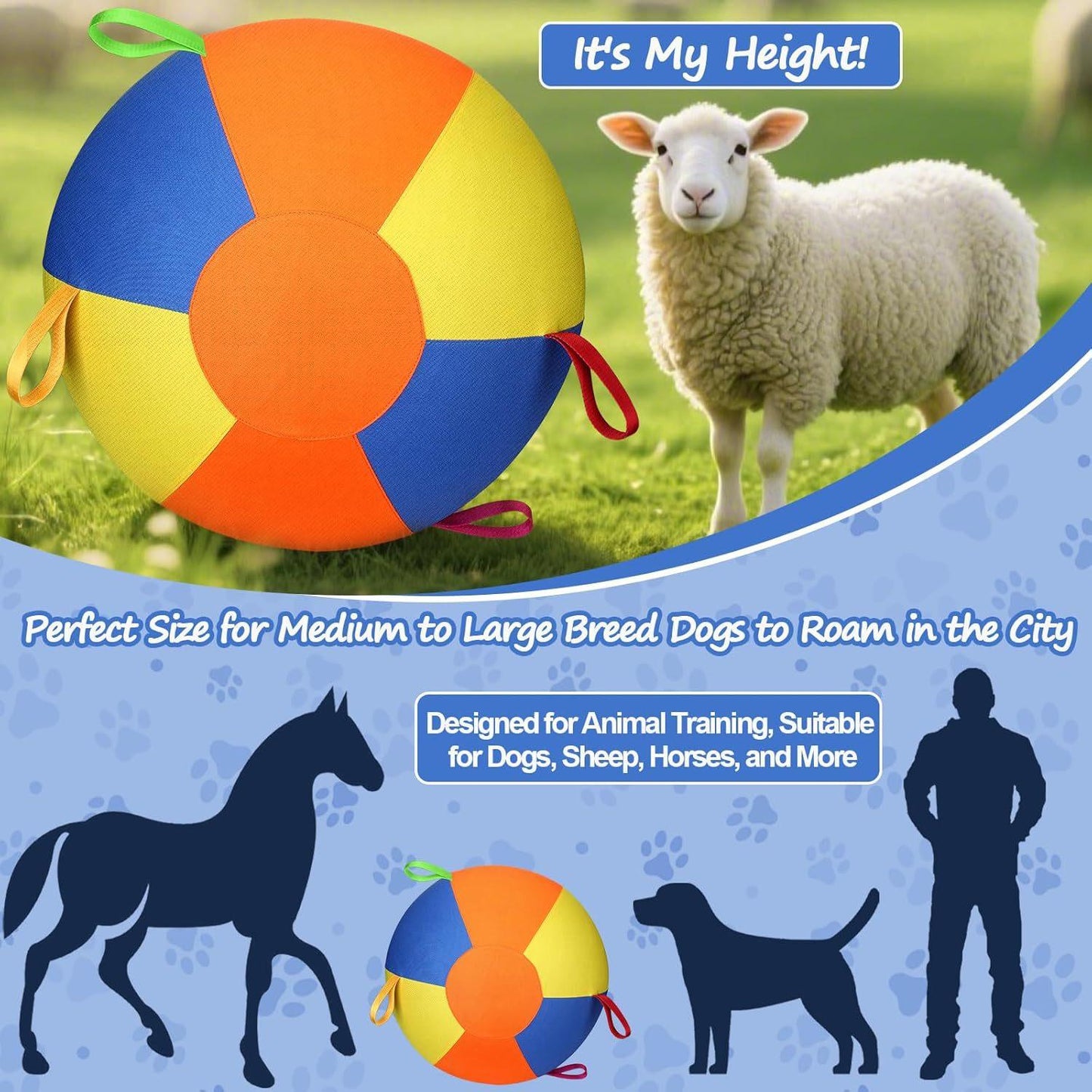 Inflatable Training And Exercise Toy Pet Play Ball