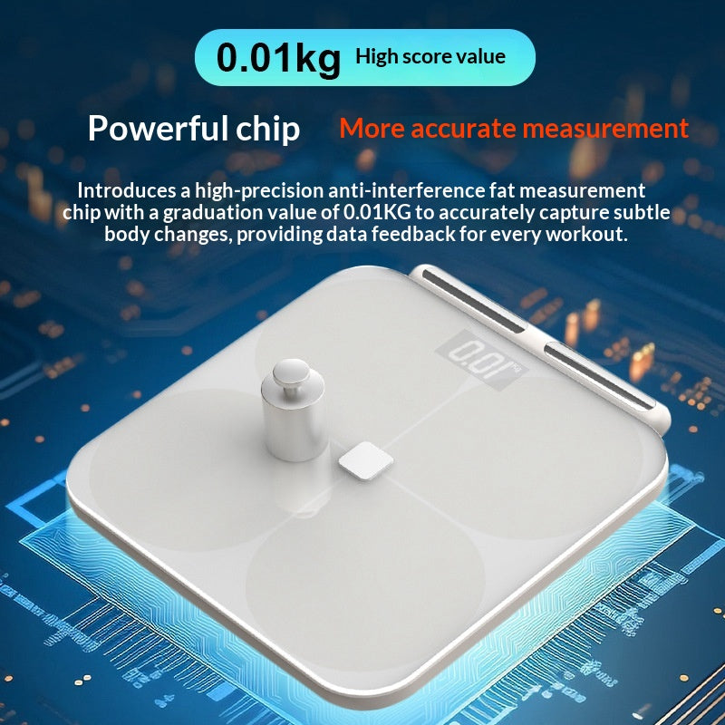 Eight Electrode Intelligent Body Fat Scale