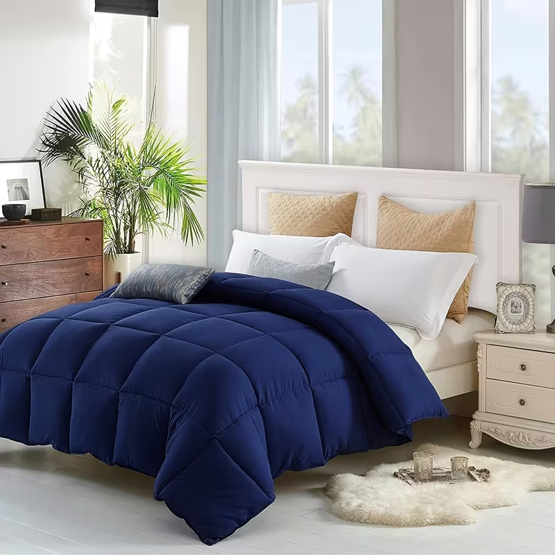 All Season Queen Cooling Comforter - Premium 2100 Series Down Alternative Comforter - Quilted Duvet Insert With Corner Tabs - Luxury Soft Hotel Comforter - Winter Warm - Reversible
