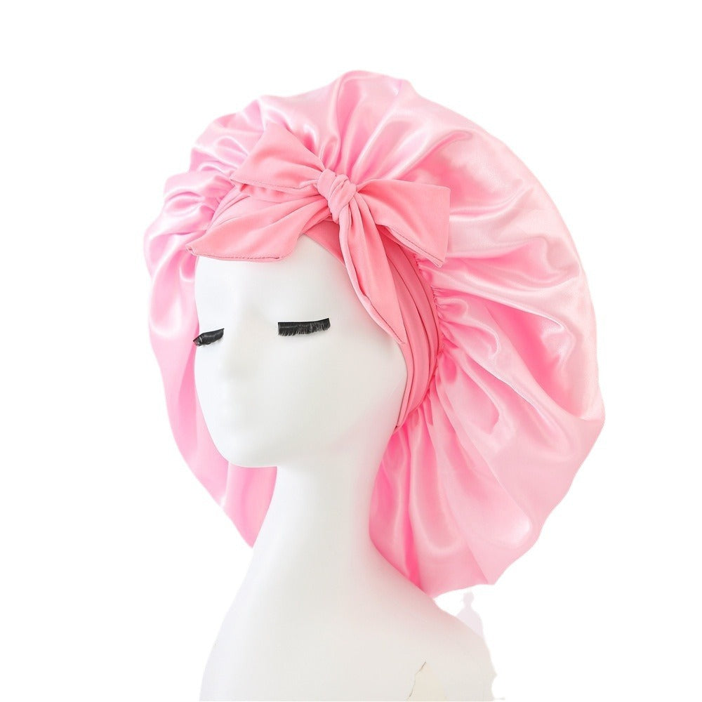 Satin Ribbon Round Hat Bow Imitation Silk Beauty And Hair Care