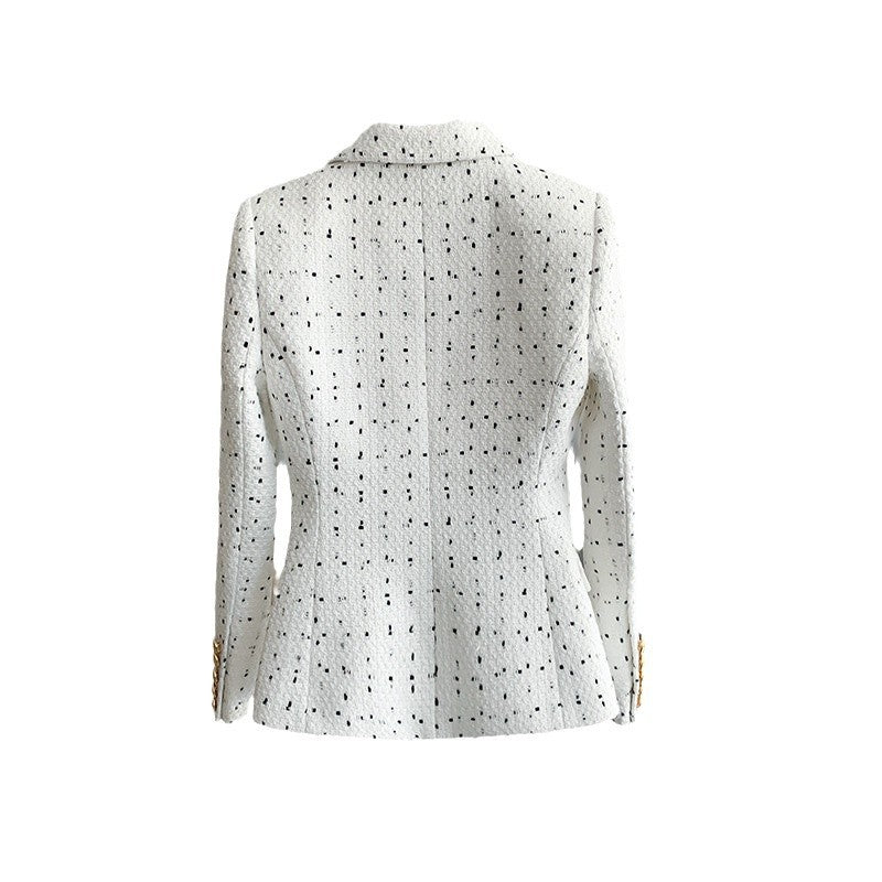 Plaid Suit Jacket For Women Korean Version