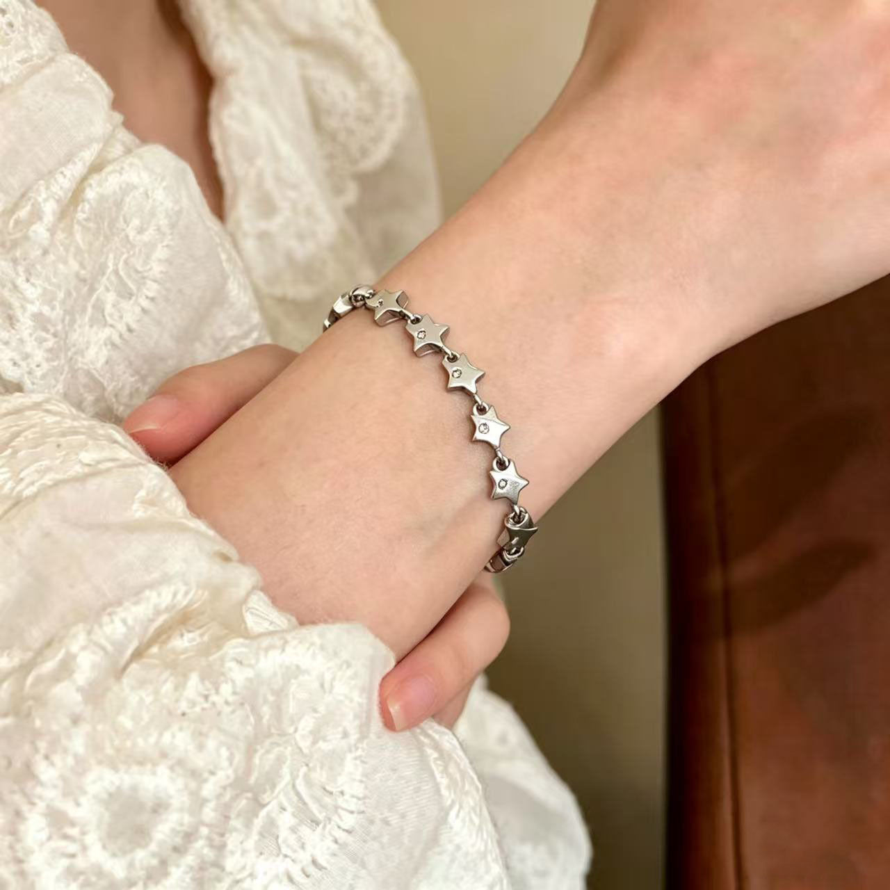 Korean-style Star Tassel Bracelet For Women
