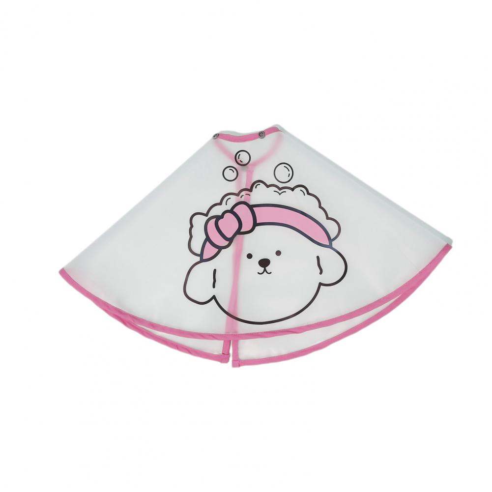 Pet Cloak Adjustable Pet Haircut Cape Waterproof Cartoon Print Design Dog Grooming Cape Pet Supplies