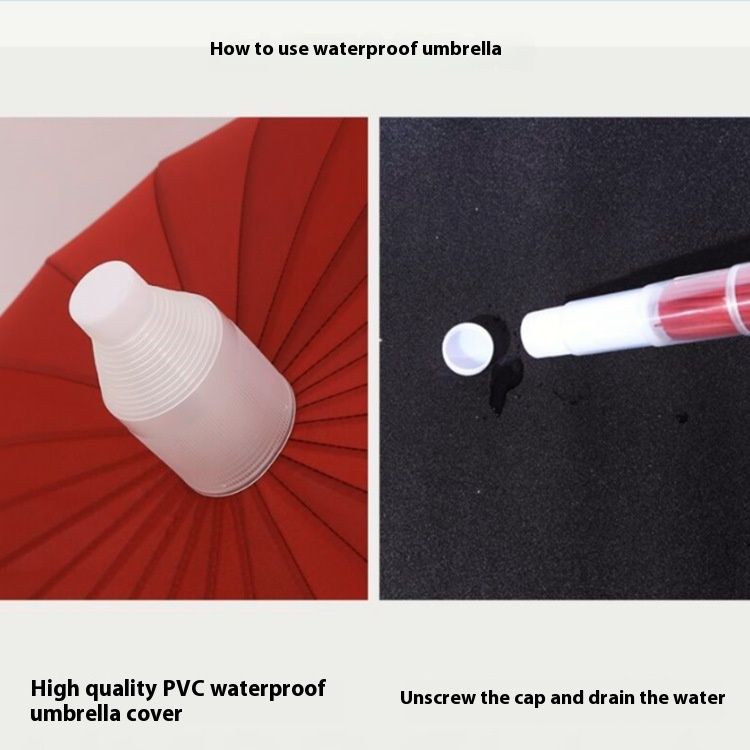 Umbrella Accessories Non-drip Sleeve Telescopic Waterproof Cover Portable