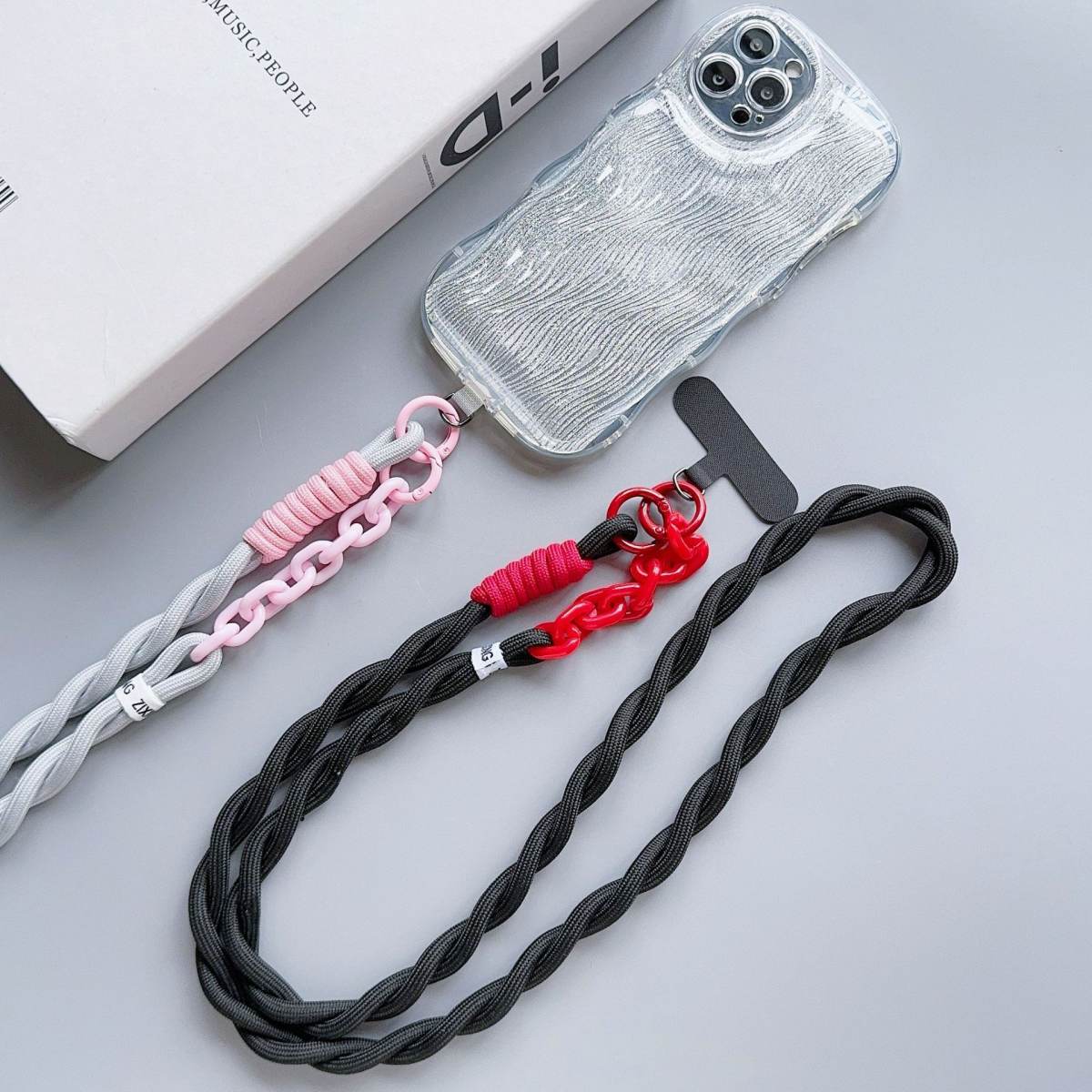 Outdoor Simplicity Crossbody Card Anti-lost Mobile Phone Lanyard