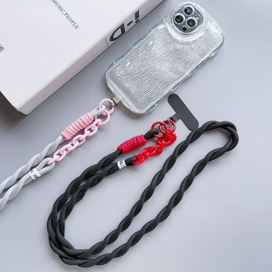Outdoor Simplicity Crossbody Card Anti-lost Mobile Phone Lanyard