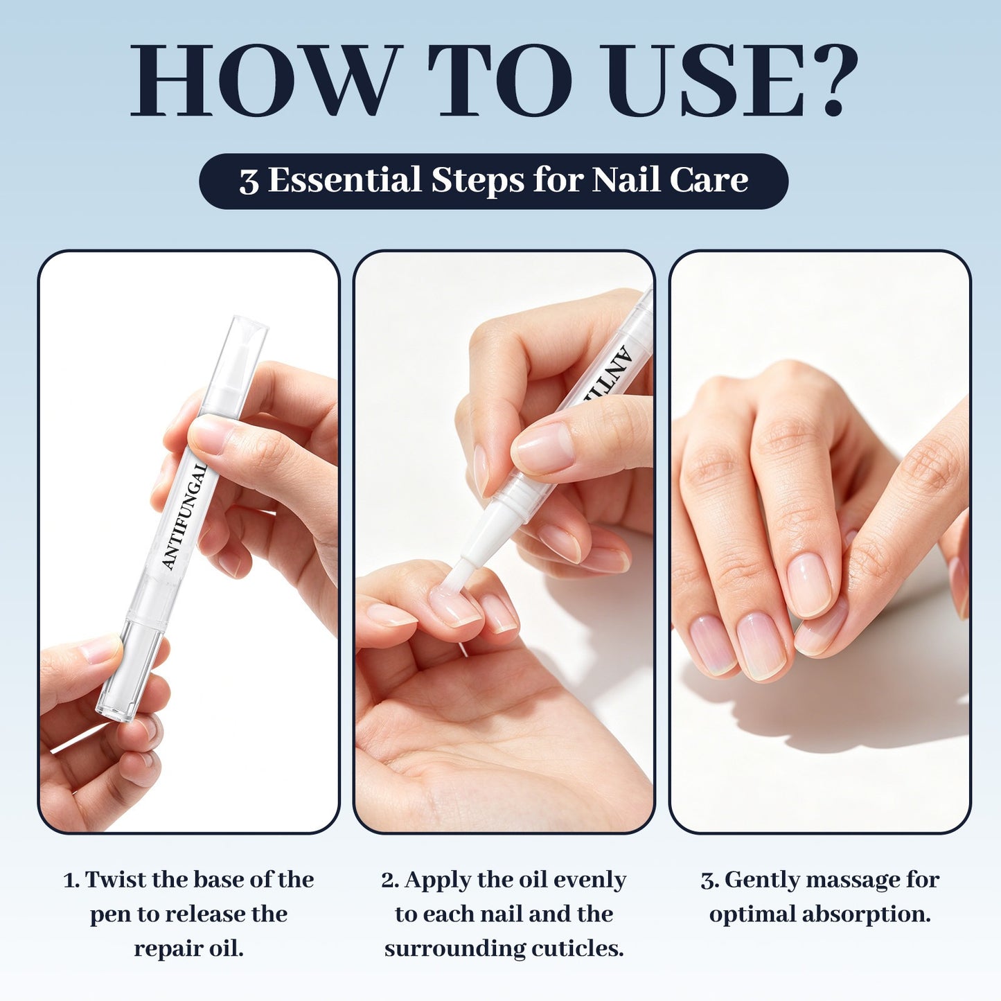 Nail Art Care Solution Toe Nail Repair Pen
