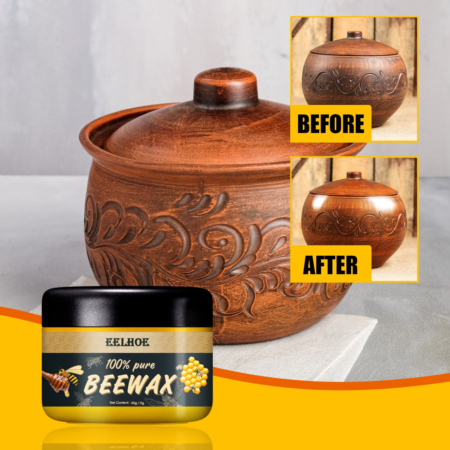 Furniture Polish Containing Beeswaxwaterproof Wear Resistant And Scratch Resistant Wood Floor Care Product