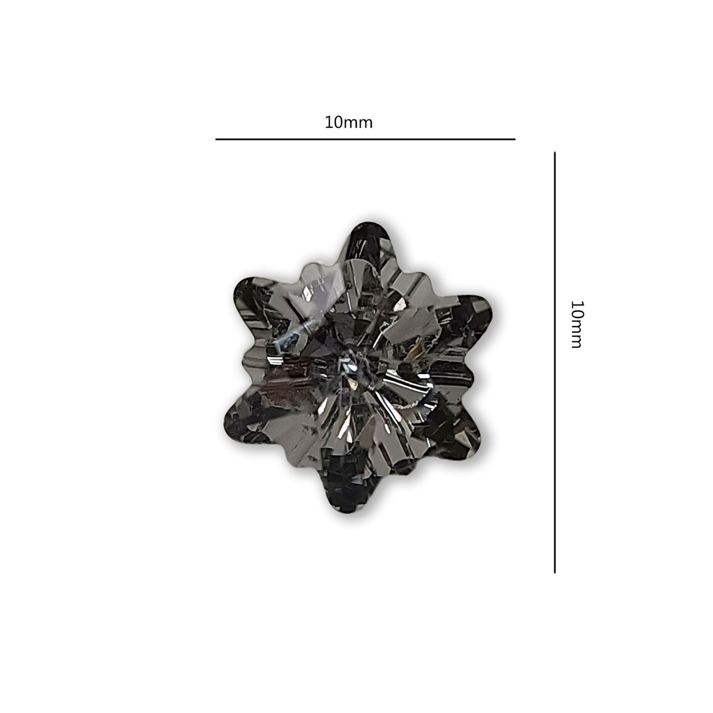 Copper Inlaid Zircon Style Nail Art Accessories Dark Zircon