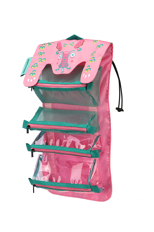 Portable Large Capacity Four-in-one Detachable Wash Makeup Buggy Bag