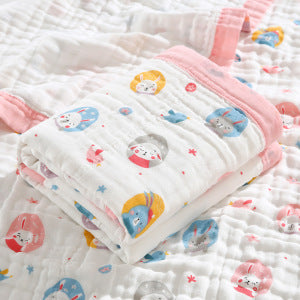 Baby Bath Towel Six-layer Pure Cotton Gauze Blanket