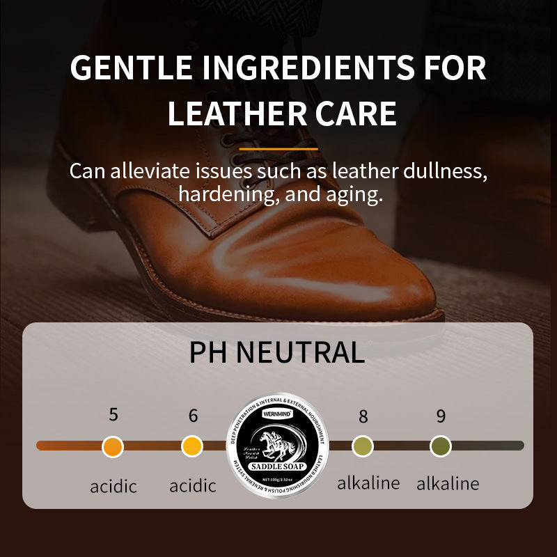 All-English Leather Cleaning And Stain-Removal Soap For Genuine Leather Care
