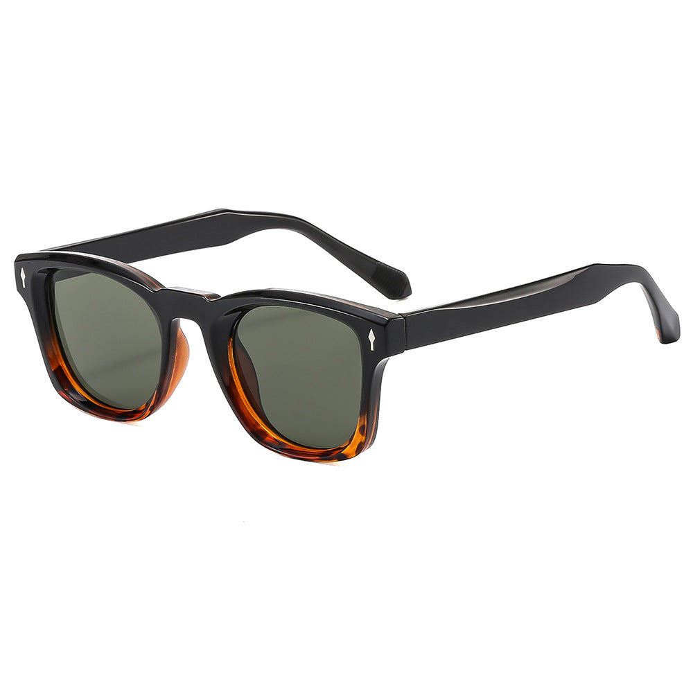 Womens Stylish Square-frame Retro Sunglasses For Outdoor Adventures