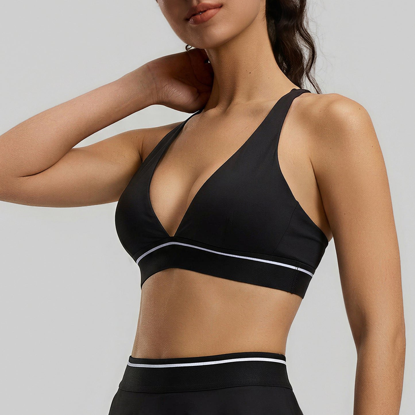 Women's Tight Yoga Bra With Beautiful Back Design, Versatile For Fitness, Sports And Daily Casual Wear