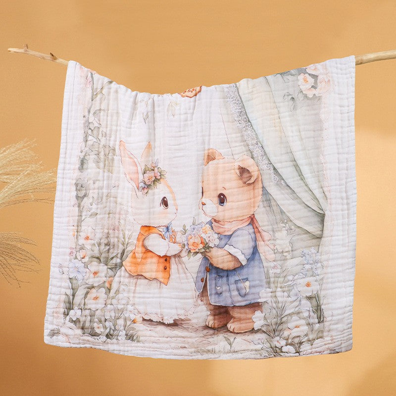 Baby And Infant Products Pure Cotton Six-Layer Gauze Bath Towel