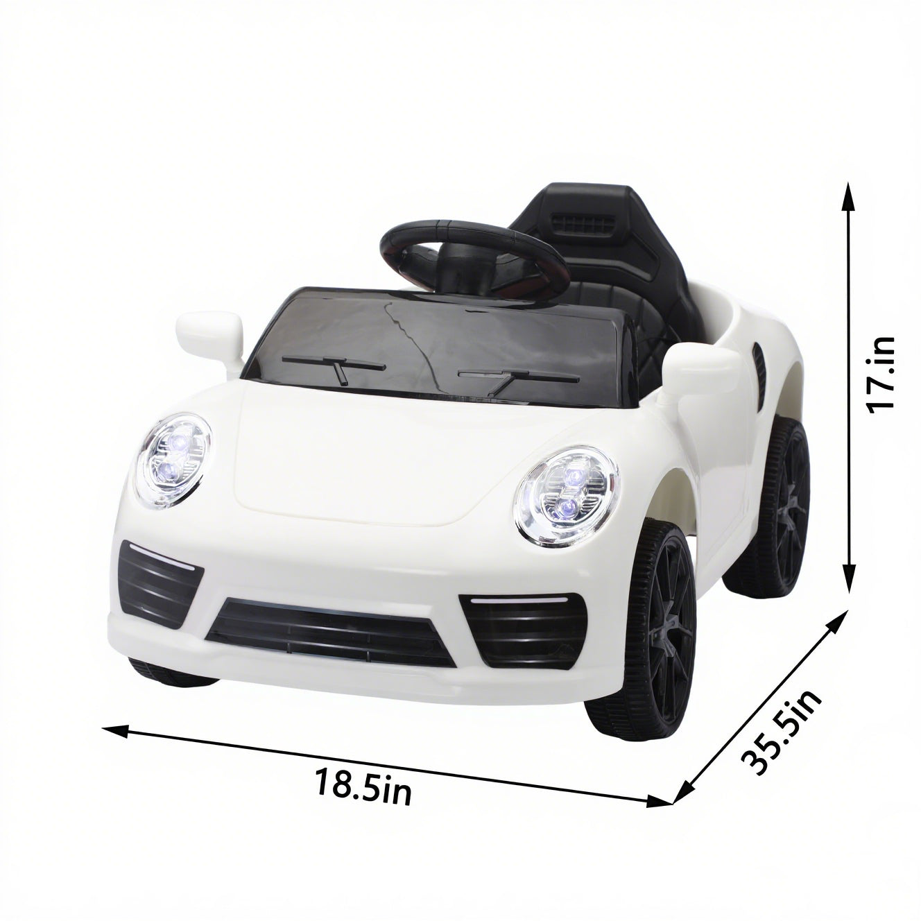 Ride On Car, Kids Electric Car,  Riding Toys For Kids With Remote Control Swing Amazing Gift For 3-5 Years Boys Girls