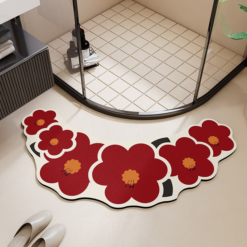 Diatomaceous Water-absorbing Bath Mat For The Toilet And Shower