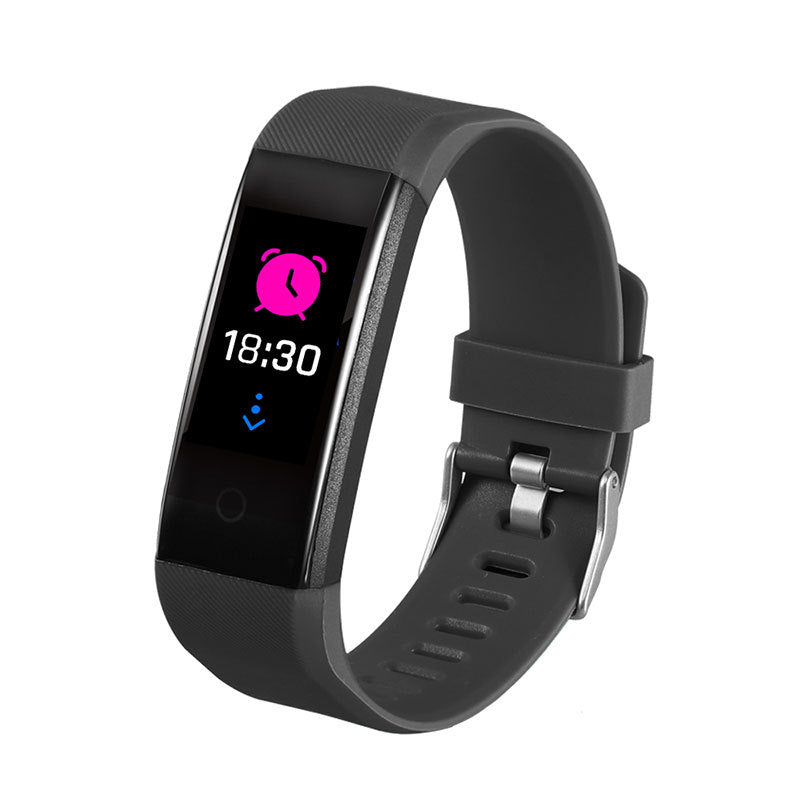 Smart Color Screen Sport Step Counting Heart Rate Blood Pressure Music Weather Bracelet