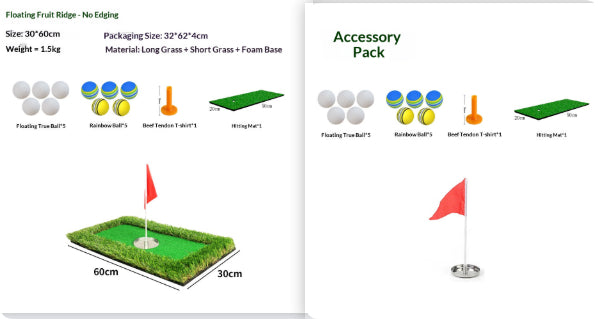 Golf Mini Water Green Outdoor Putting Practice Golf