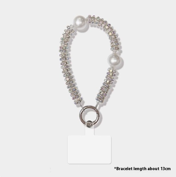 Mobile Phone Lanyard With Diamond Crystal Shining Diamond