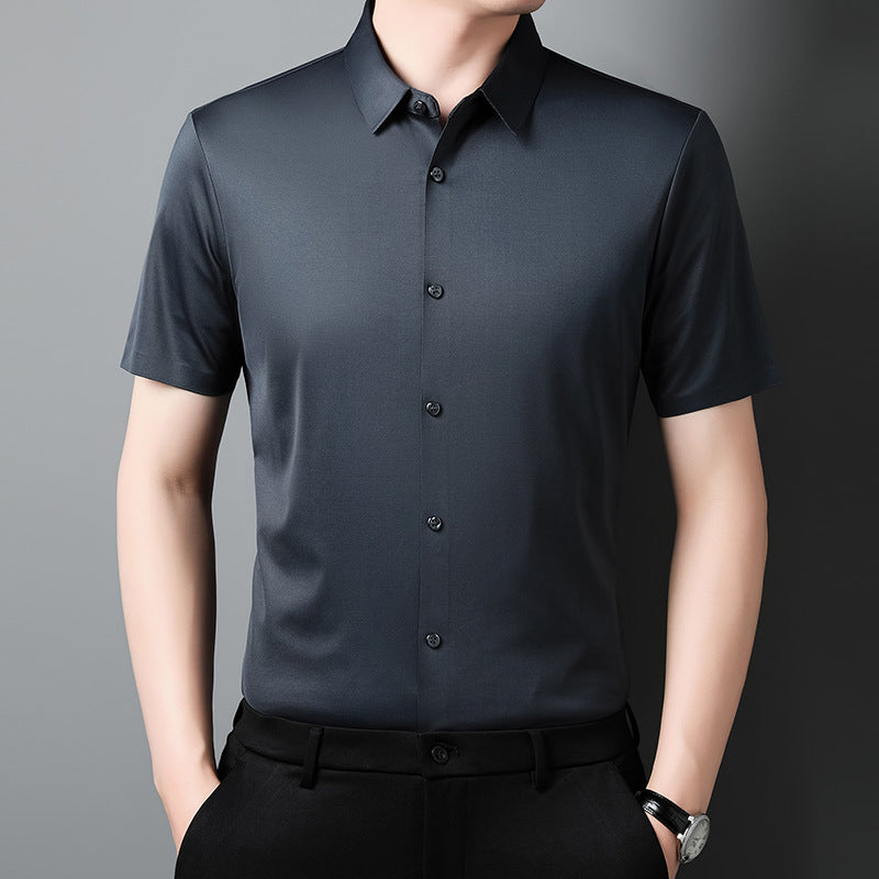Fashion Casual Short-sleeved Shirt Men