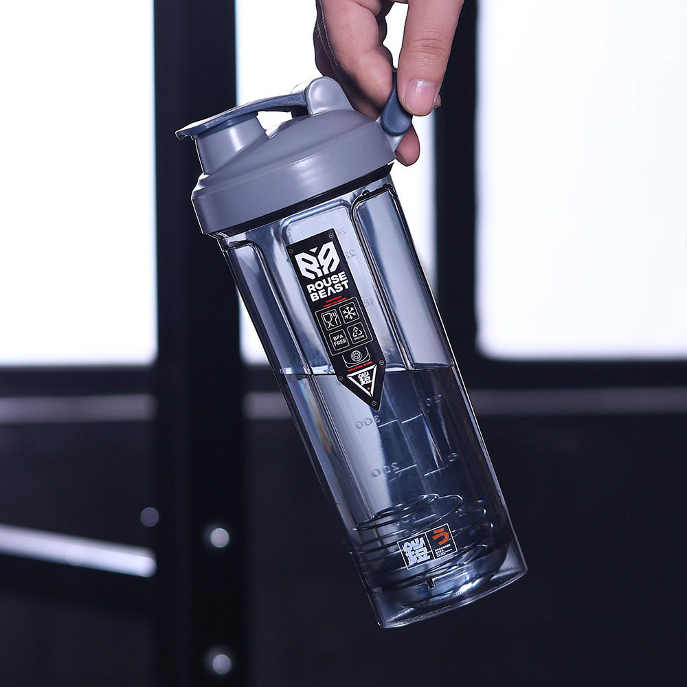 Fitness Water Bottle Protein Shaker Cup
