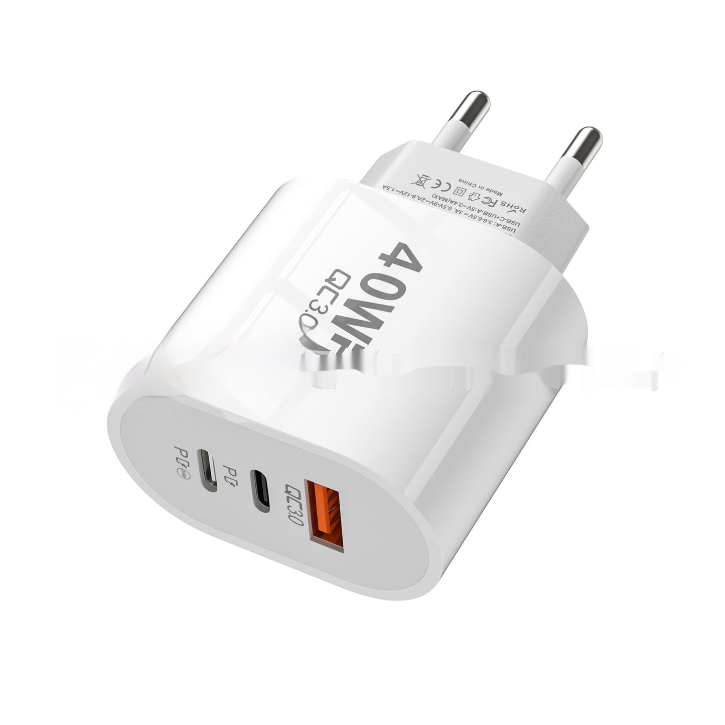 40W Multi-port Charger For Android Mobile Phone Charging Plug Travel