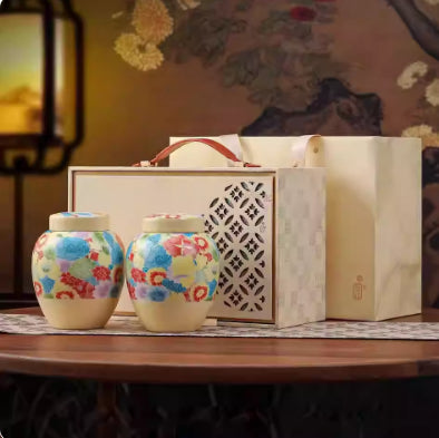 Ceramic Jar Tea Packaging Empty Gift Box