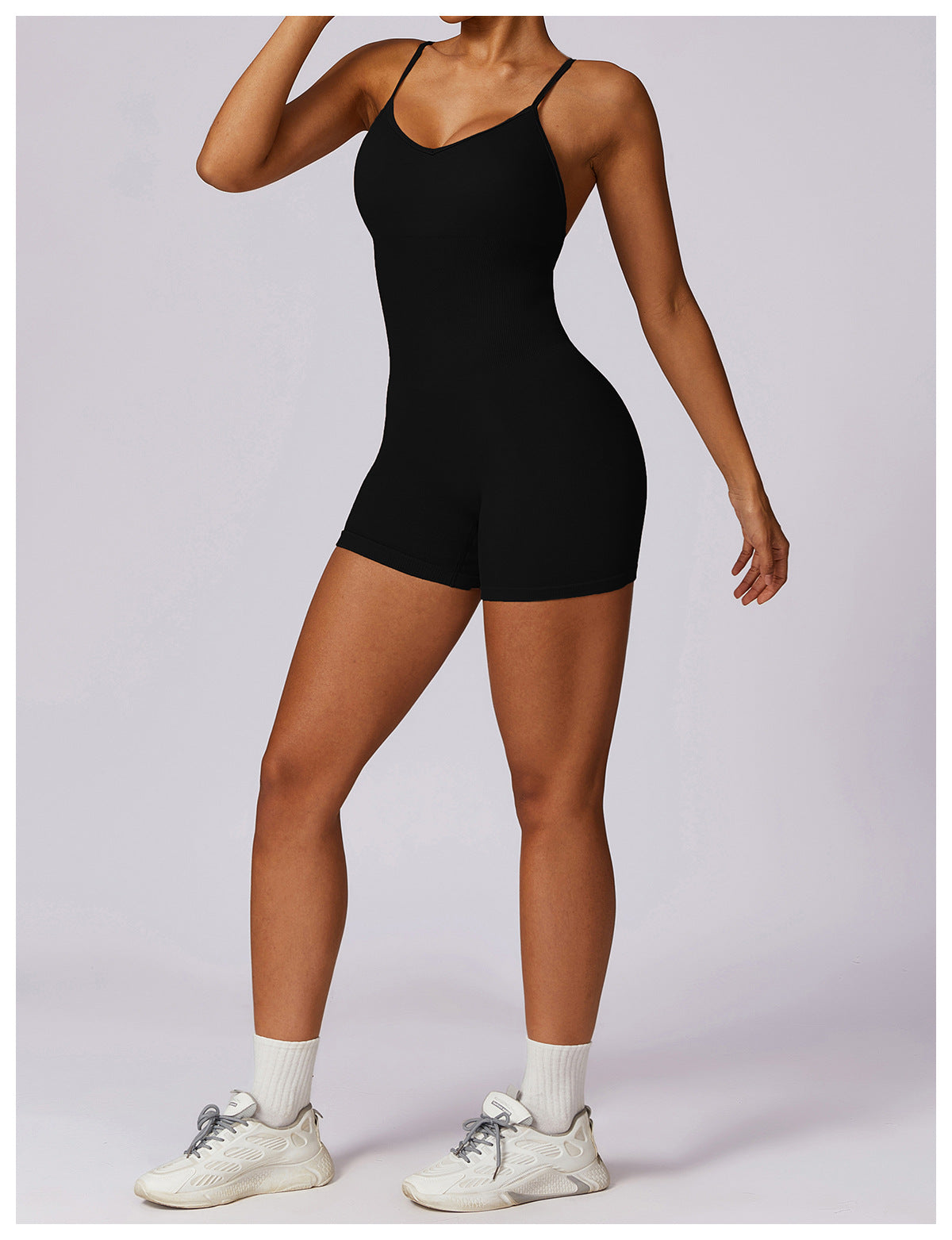 Fitness Seamless Beauty Back Yoga Jumpsuit Sports One-piece