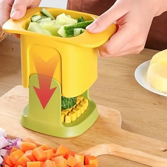 Multi Functional Manual Vegetable Chopper And Fruit Slicer - Suitable For Onions, Potatoes, French Fries, Etc. - Essential Kitchen Tools