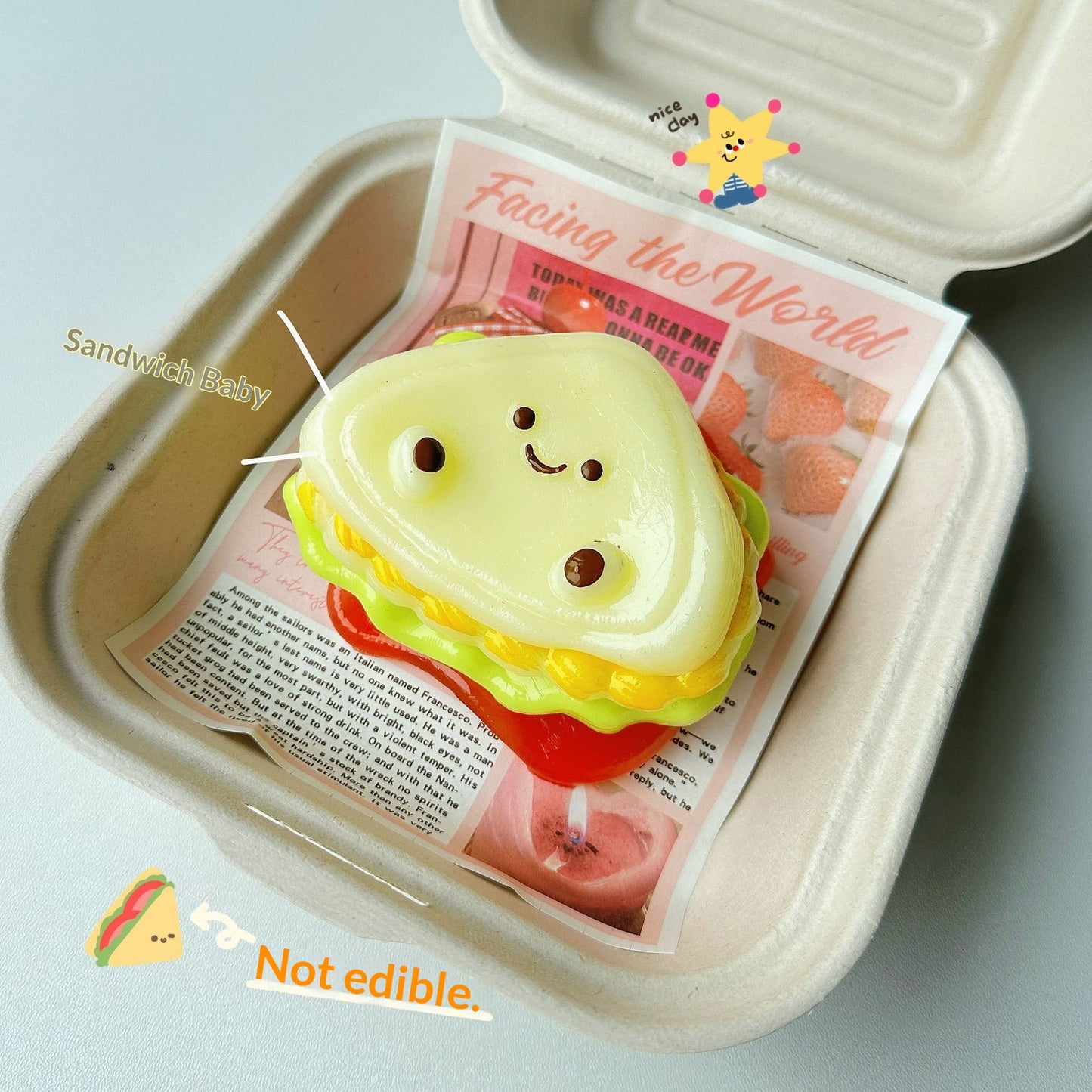 Creative Simulated Food Toy Detachable Slow-rebound DIY