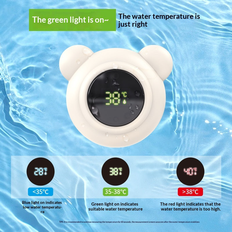 Mother-and-baby Gift Toy Baby Bath Water Temperature Tester With Visual Display