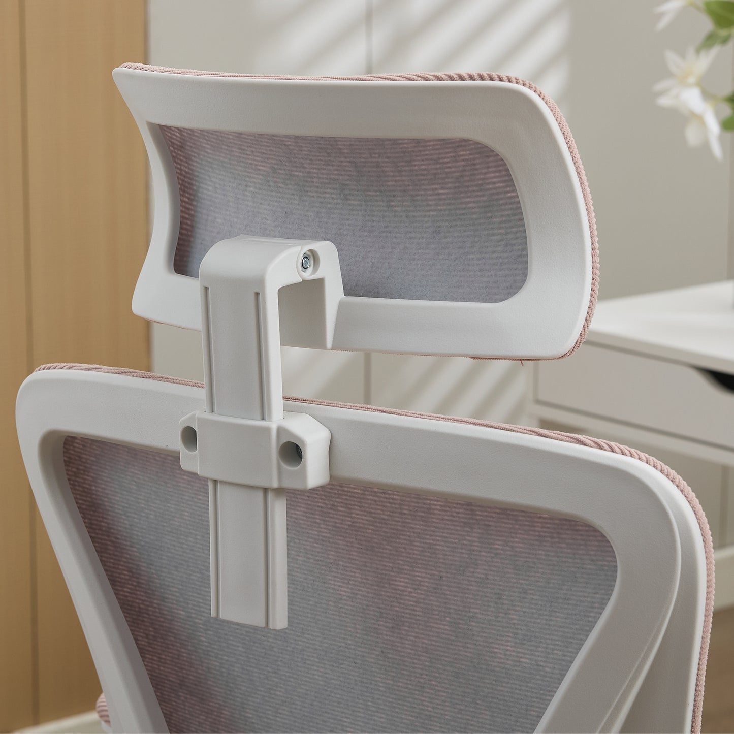 Ergonomic Mesh Office Chair With Adjustable Lumbar Support And Headrest -High-lehner Executive Desk Chair For Home-office
