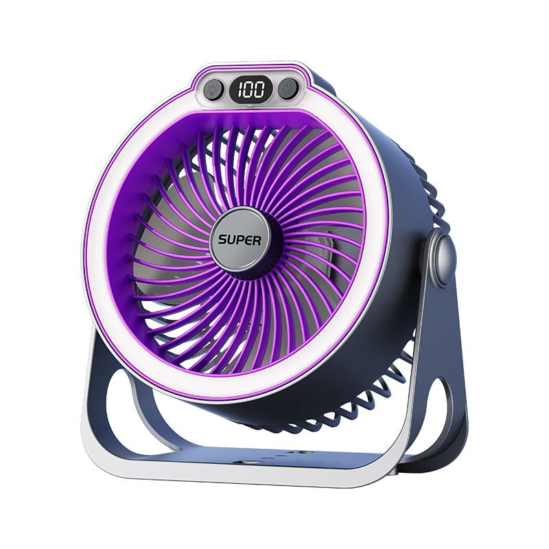 Small Desktop Handheld Semiconductor Ice-cooling Fan