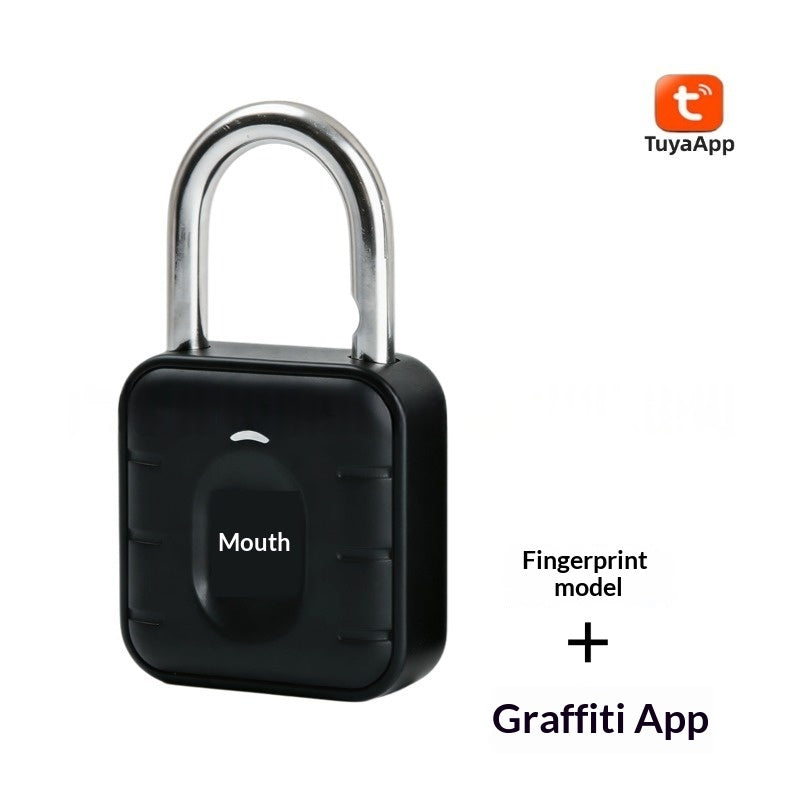 Smart Fingerprint Padlock Electronic Outdoor Rust-Proof Padlock