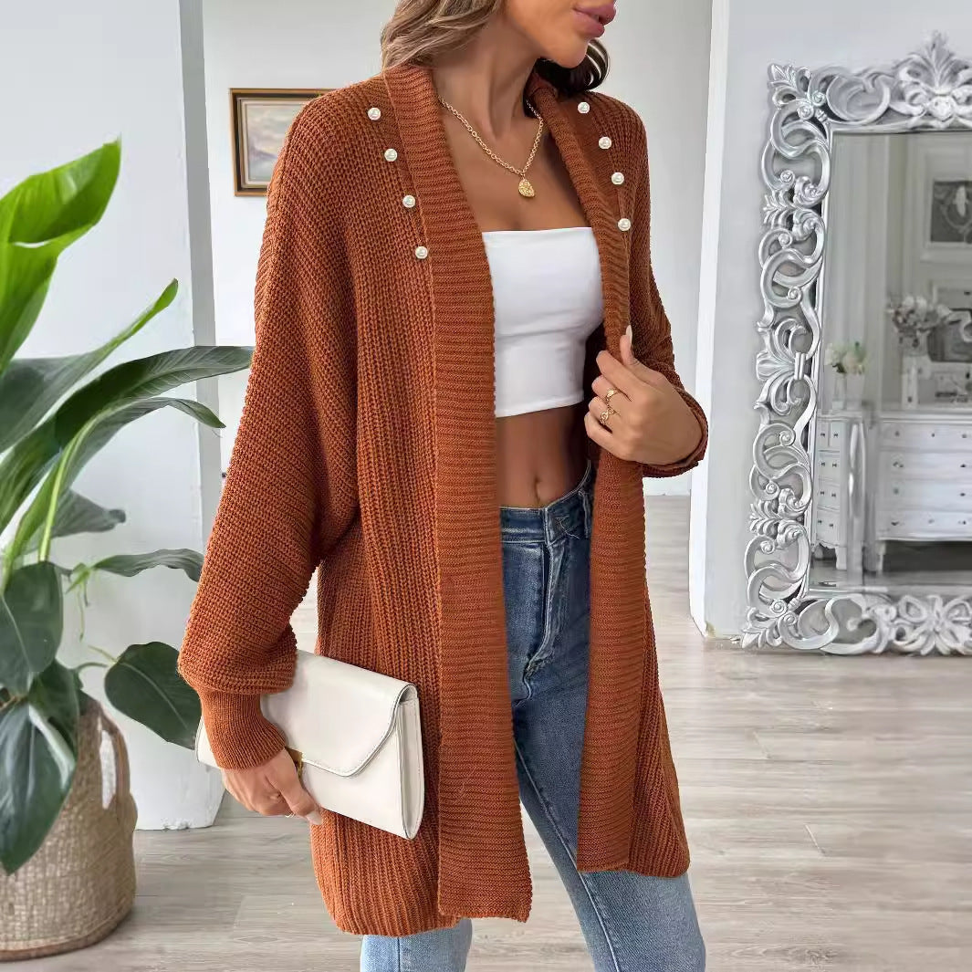 Women's Simple Fashion Loose Sweater Coat