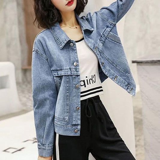 Korean-style Loose-fitting Fashionable Western-style Short Jacket Top