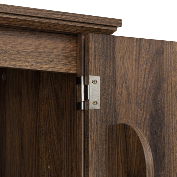 71inch Tall Kitchen Pantry Cabinet With 3 Pull Out Cabinet Organizers, Farmhouse Embossed Texture Storage Cabinet With 6 Door Shelves, 2 Drawers, Freestanding Cupboard For Kitchen, Dining Room Brown