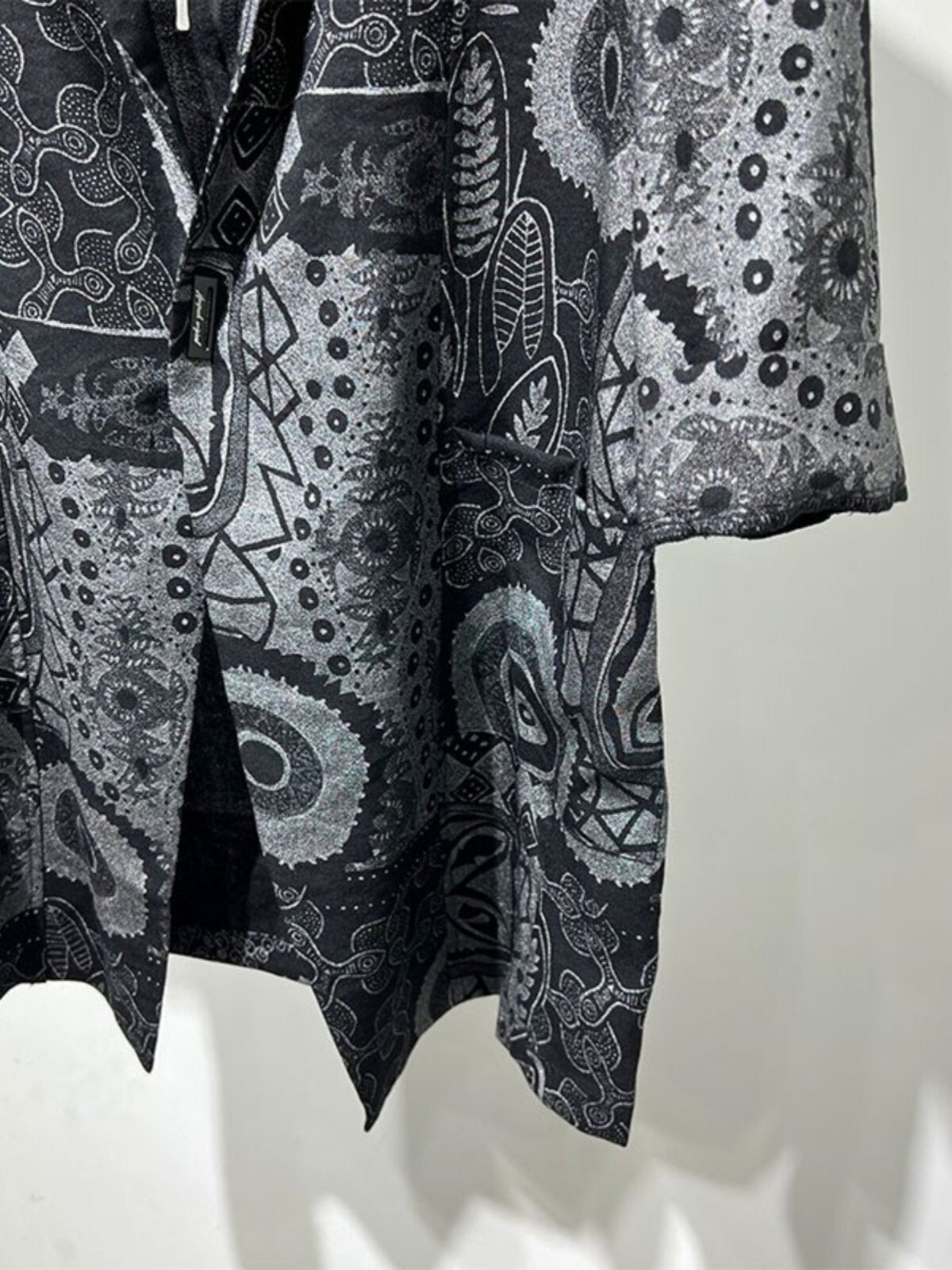 Summer Thin Fashion Irregular Print Loose Top
