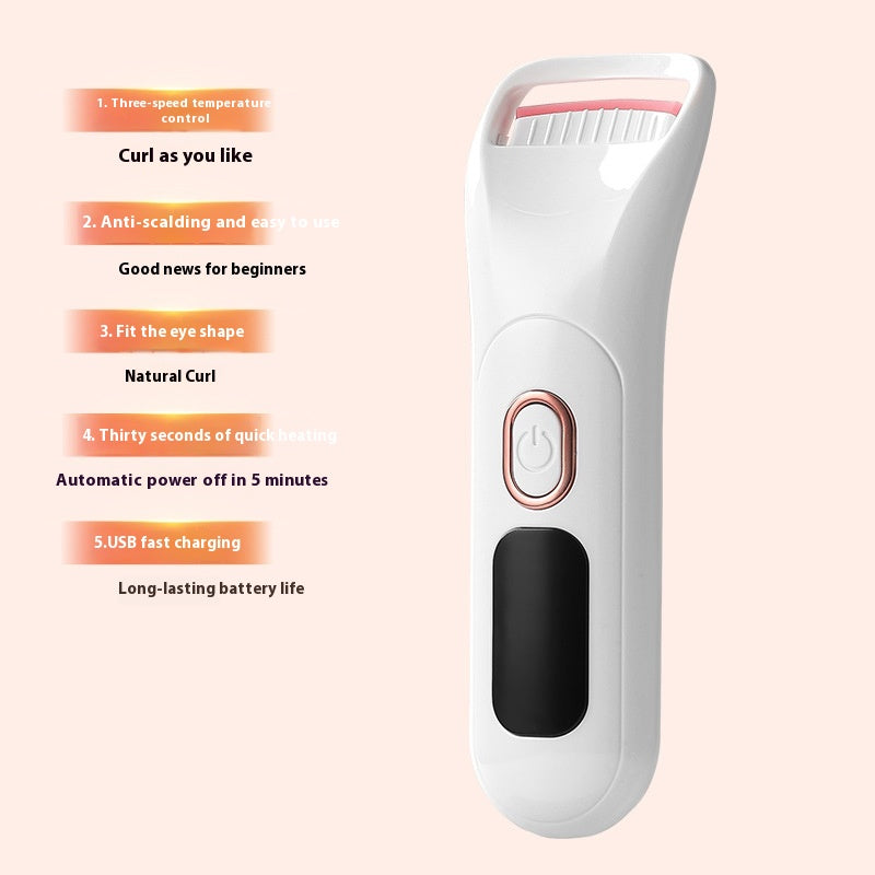 Digital Display Electric Eyelash Curler Charging Female Electric Ironing Eyelash Curler