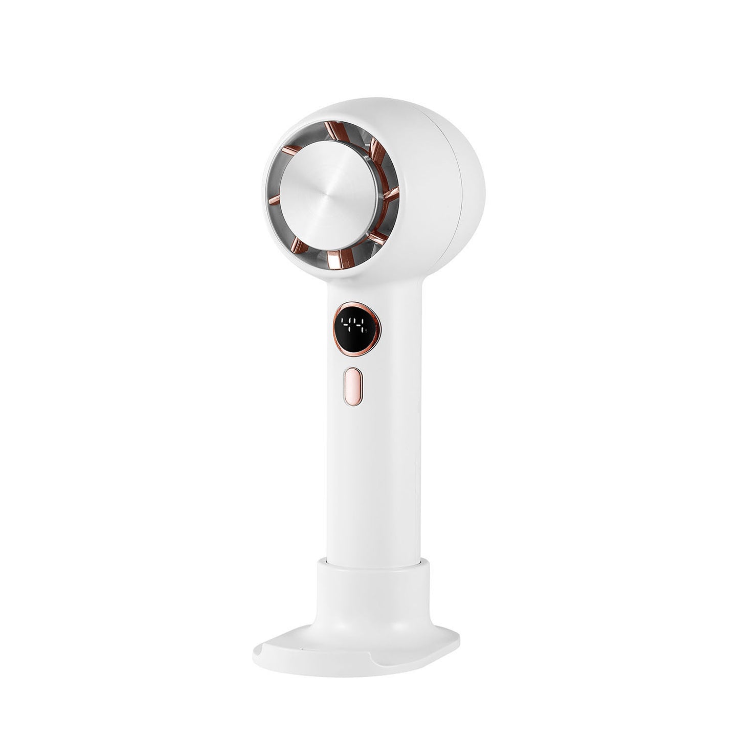 Digital Display Cooling Fan Desktop Bracket Ice Compress Small Handheld Fan
