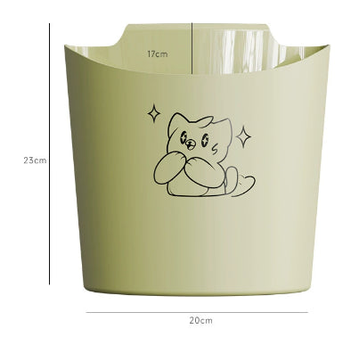 Kitchen wall-mounted garbage cans-gray-PP-1 piece