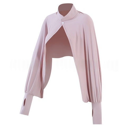 Womens Outdoor UV-Protective Cycling Cape, Loose-Fitting Shawl